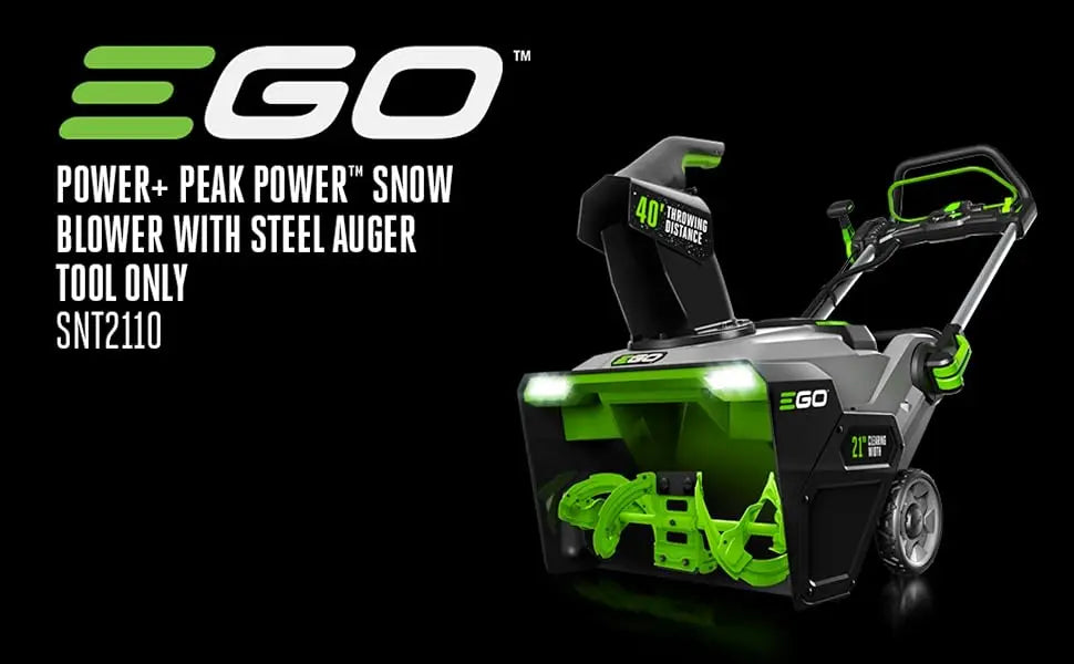 EGO POWER+ SNT2110 21-Inch 56V Cordless Snow Blower with Steel Auger (Battery & Charger Not Included)