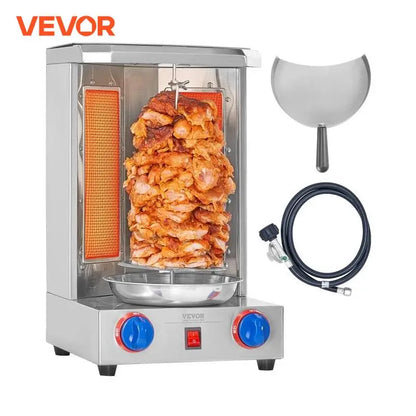 VEVOR Stainless Steel Gas Shawarma Grill Machine – 13 lbs Capacity