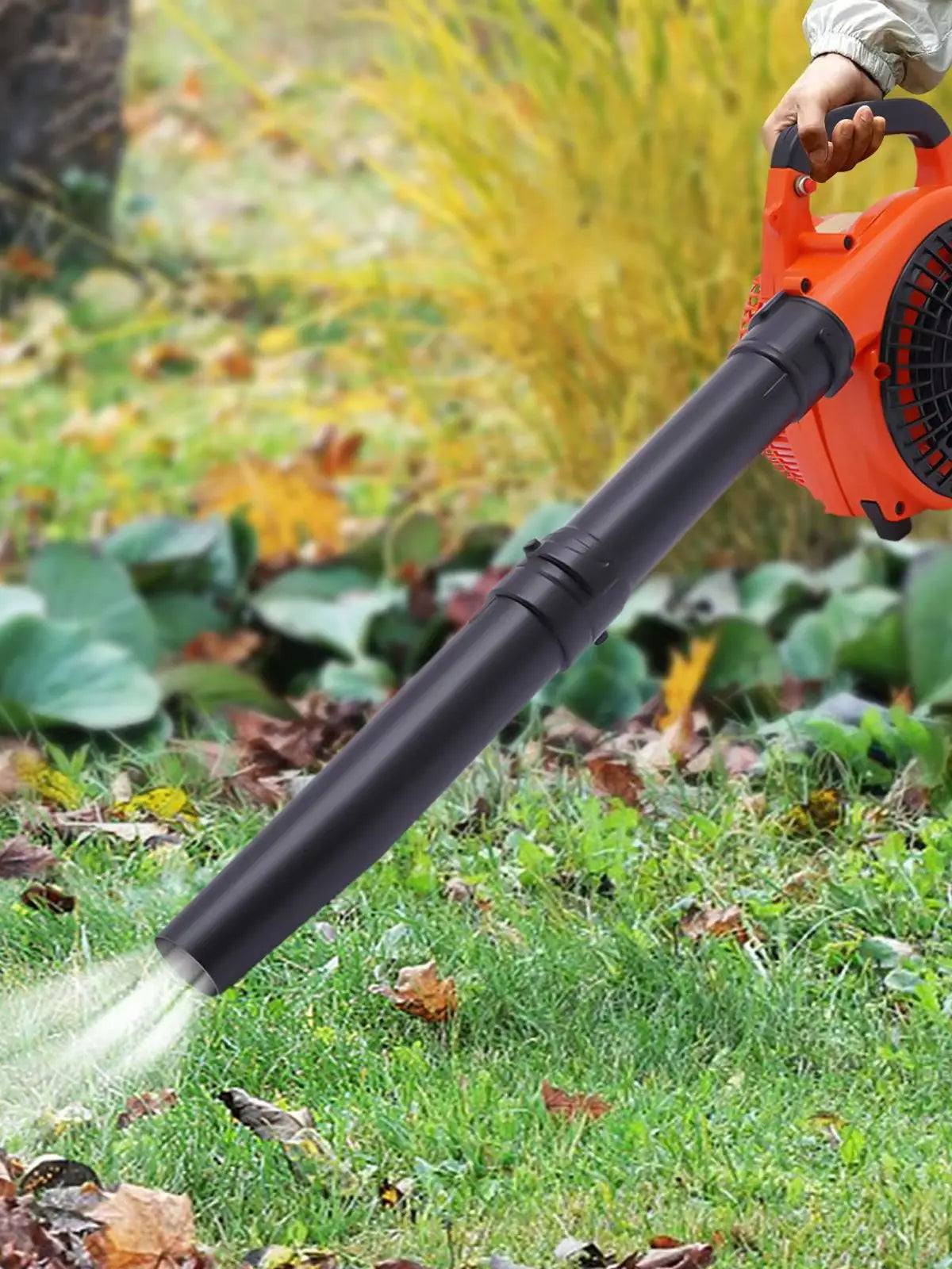 25.4CC 2-Stroke Gas Powered Leaf Blower – Commercial Handheld Blower for Leaves, Snow & Debris