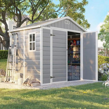 8 x 6 ft Resin Storage Shed – Durable, Spacious & Weather-Resistant