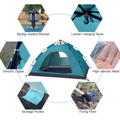 Instant Pop-Up Tent – Water-Resistant, Sun-Protected & Portable