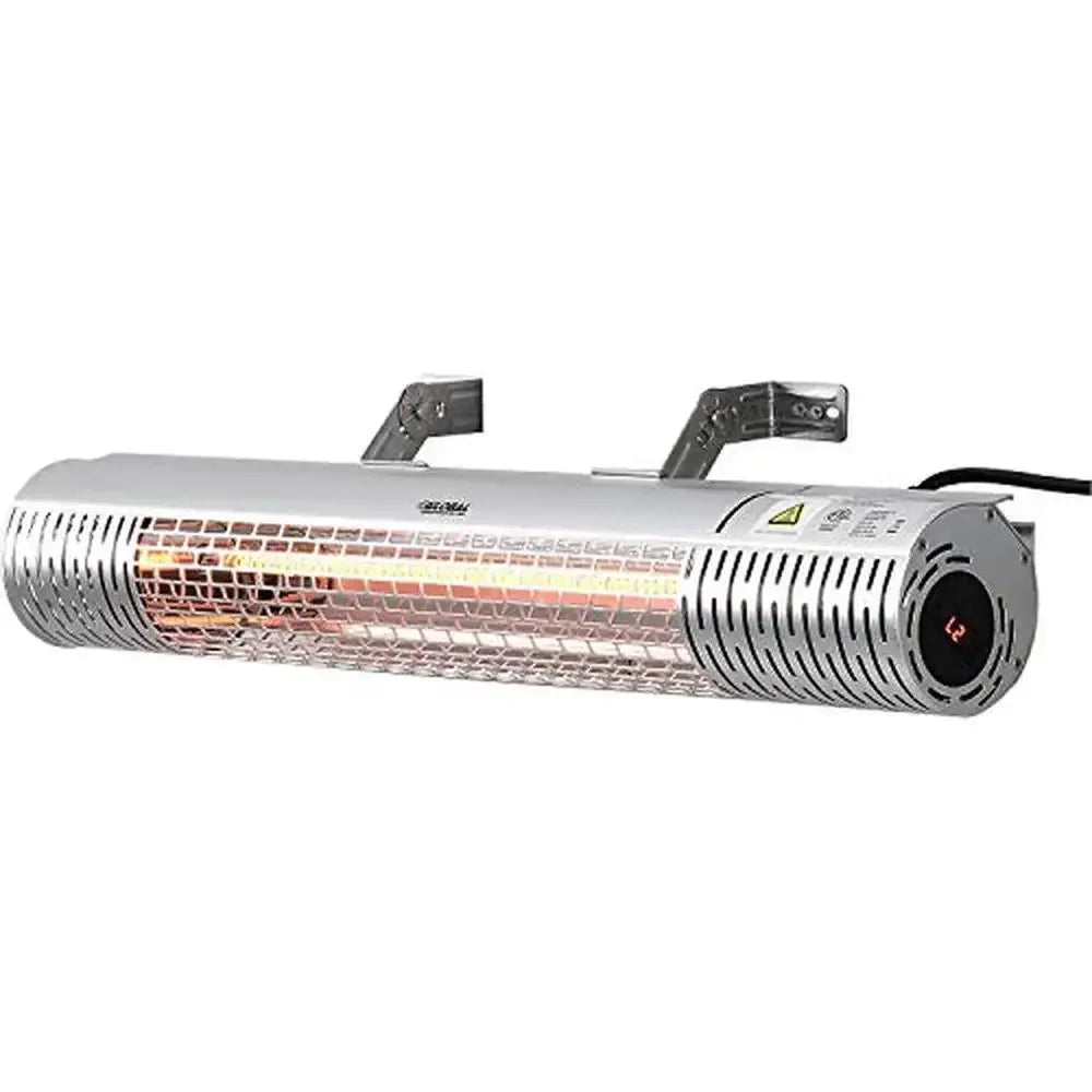 1500W Infrared Outdoor Heater with Remote Control & Overheat Protection