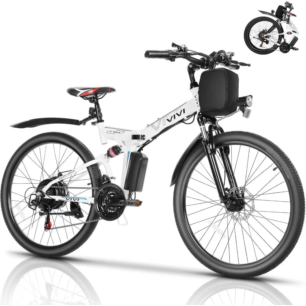 Vivi M026TGB Folding Electric Mountain Bike – Power, Performance & Portability